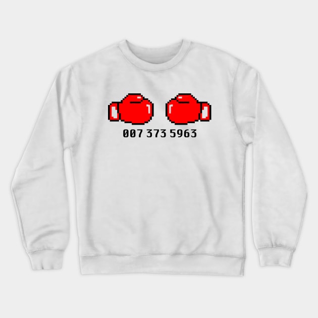 Punch-Out! Tyson Code Crewneck Sweatshirt by BDN Tees